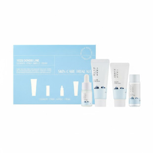 Пробный набор для лица Round Lab 1025 Dokdo Line Skin Care Trial Kit (Пенка 30 мл + Тонер 20 мл + Сыворотка 10 мл + Крем 20 мл)