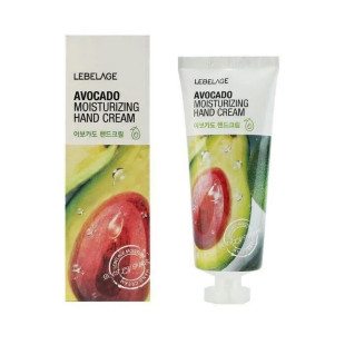 Крем для рук с экстрактом авокадо Lebelage Avocado Moisturizing Hand Cream 100 мл