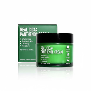 Заспокійливий крем для обличчя з центелою Fortheskin Real Cica Panthenol Cream 60ml