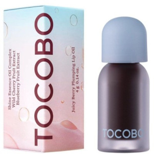 Оттеночное масло-плампер для губ Tocobo Global Juicy Berry Plumping Lip Oil 03 Black Cherry