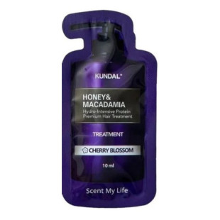 Кондиціонер Kundal Honey&Macadamia Hydro-Intensive Protein Premium Hair Treatment Cherry Blossom 10ml