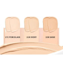 Тональный кушон TIRTIR MY GLOW CREAM CUSION MINI IVORY 17C porcelain, фото 4