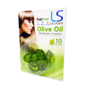 Тайские капсулы для волос с оливковым маслом - Lesasha Hair Serum Vitamin Olive Oil 10шт