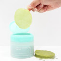 Зволожувальні педи для обличчя із центеллою Numbuzin Centella Re-leaf Green Toner Pad190ml (70pads), фото 3