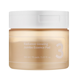 Педи Numbuzin No.3 Radiance Glowing Jumbo Essence Pad (150ml *70ea )