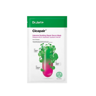 Зволожувальна і заспокійлива маска Dr.Jart+ Cicapair Intensive Soothing Repair Serum Mask 25g