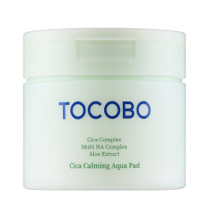 Заспокійливі аква-педи із центелою Tocobo Cica Calming Aqua Pad 60шт
