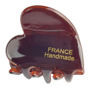 Заколка для волос CHACOTT France hair clip Heart Brown 3,5x3см
