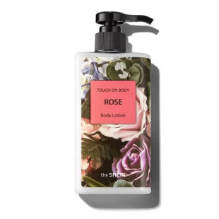 Лосьон для тела увлажняющий с экстрактом дамасской розы The SAEM Touch On Body Rose 300ml