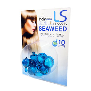 Тайские капсулы для волос с водорослями - Lesasha Hair Vitamin Seaweed 10 шт