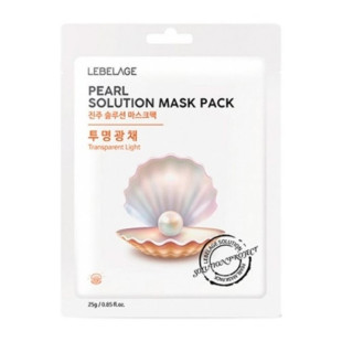 Тканинна маска для обличчя Lebelage Pearl Solution Mask  23g