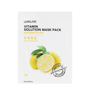 Тканинна маска для обличчя Lebelage Vitamin Solution Mask  23g