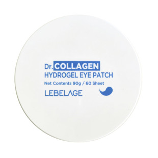 Гідрогелеві патчі для очей з гіалуроновою кислотою LEBELAGE Dr.COLLAGEN HYDROGEL EYE PATCH 90g / 60