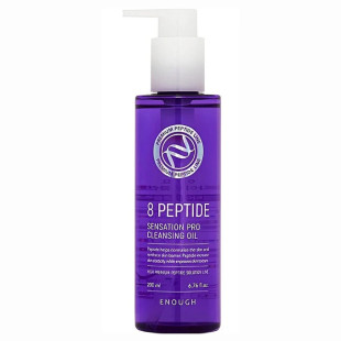 Гідрофільна олія з пептидами ENOUGH 8 Peptide Cleansing Oil 200ml