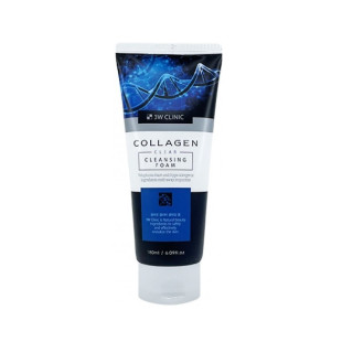 ПІНКА ДЛЯ ВМИВАННЯ 3w clinic  COLLAGEN CLEAR CLEANSING FOAM  180 мл