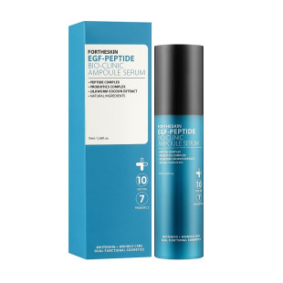 Сироватка для обличчя з пептидами Fortheskin EGF Peptide Bio Clinic Ampoule Serum 70ml