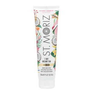 Бронзатор St.Moriz Shimmer 1 Day Tan Coconut Paradise с легким эффектом загара 150 мл