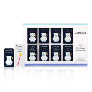 Маска выравнивающая тон лица с витамином "С" Laneige White Dew Vita (8шт*3ml)