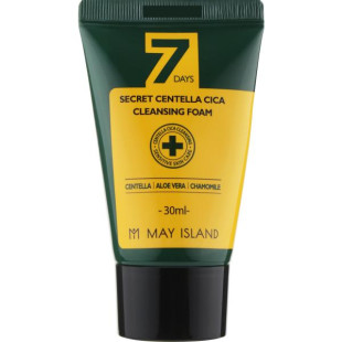 Пена для умывания успокаивающая с экстрактом центели May Island 7 Days Secret Centella Cica Cleansing (30 ml)