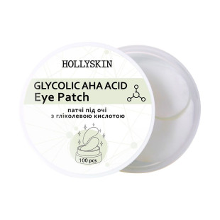 Патчі з гліколевою кислотою для очей Hollyskin Glycolic AHA Acid Eye Patch 100pcs