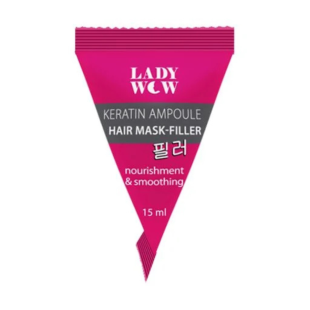 Кератинова маска-філер для волосся Lady Wow Keratin Ampoule 15ml