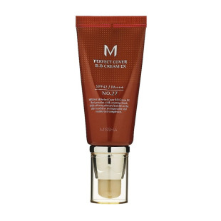 ВВ Крем Матирующий С Идеальным Покрытием Missha M Perfect Cover BB Cream SPF42 PA+++ (50ml, 27 оттенок - медовый беж)