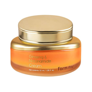Крем для лица FARMSTAY JINSHENG & NIACINAMIDE CREAM 55ml
