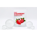 Тканинна маска для обличчя з екстрактом полуниці Lebelage Fruit Strawberry Essence Mask 25ml, фото 4