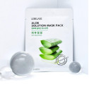 Маска для лица тканевая Алоэ Lebelage Aloe Solution Mask 23g, фото 3