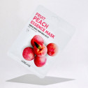 Тканинна маска LEBELAGE FRUIT PEACH ESSENCE MASK 25ml, фото 3