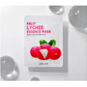 Тканинна маска з екстрактом плодів лічі Lebelage Fruit Lychee Essence Mask 25ml, фото 3