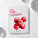 Тканинна маска LEBELAGE FRUIT PEACH ESSENCE MASK 25ml, фото 4