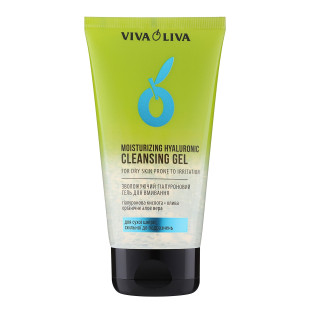 Зволожувальний гіалуроновий гель для вмивання Viva Oliva Moisturizing Hyaluronic Cleansing Gel 150ml