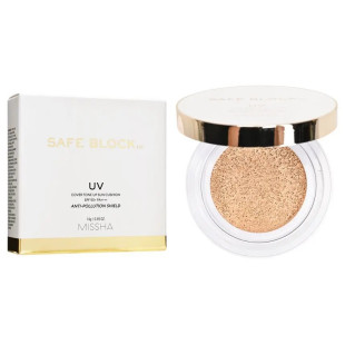 Сонцезахисний кушон Missha Safe Block RX Cover Tone Up Sun Cushion SPF50+ PA++++ 14g