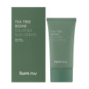 Заспокійливий сонцезахисний крем FarmStay Tea Tree Biome Calming Sun Cream 50мл, фото 2