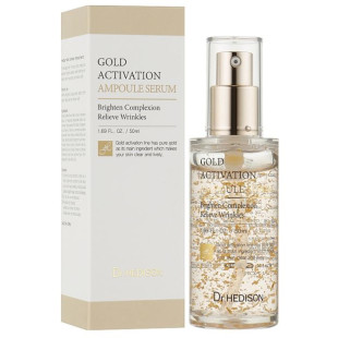 Сыворотка с коллоидным золотом DR. HEDISON GOLD ACTIVATION AMPOULE SERUM 50 ml