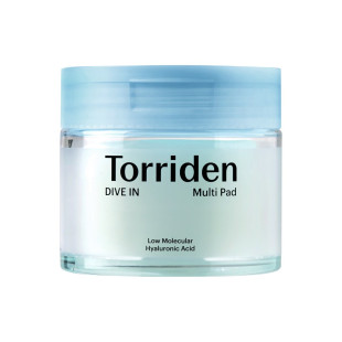 Увлажняющие педы с гиалуроновой кислотой TORRIDEN DIVE-IN Low Molecular Hyaluronic Acid Multi Pad 80ea