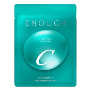 Тканевая маска для лица Enough Collagen 3X Moisture brightening Sheet Mask