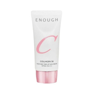 Солнцезащитный тонировочный крем для лица Enough Collagen 3X Moisture Tone Up Sun Cream SPF50+ PA++