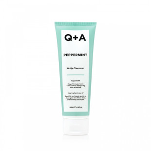 Гель очищающий успокаивающий с перечной мятой для лица Q+A Peppermint Daily Cleanser 125ml