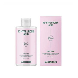 ТОНИК ДЛЯ ЛИЦА УВАЖАЮЩИЙ MR. SCRUBBER 4D HYALURONIC ACID С 4Д ГИАЛУРОНОВОЙ КИСЛОТОЙ 250 МЛ Д