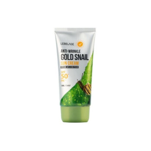 Крем LEBELAGE ANTI-WRINKLE GOLD SNAIL SUN CREAM 70ml