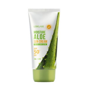 Солнцезащитный крем LEBELAGE MOISTURE ALOE SUN CREAM 70ml