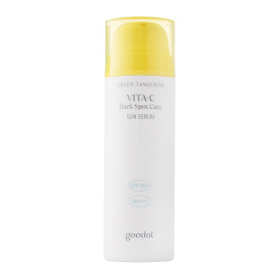 Солнцезащитная сыворотка против пигментации с витамином C Goodal Green Tangerine Vita C Dark Spot Care