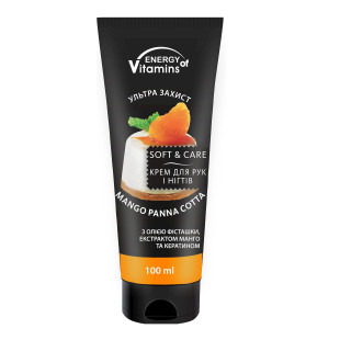 Крем для рук и ногтей Mango Panna Cotta 100 мл ENERGY of Vitamins