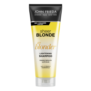 Шампунь для волос осветляющий John Frieda Sheer Blonde Shampoo Go Blonder 250ml
