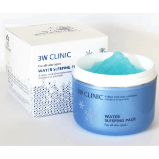Зволожуюча Нічна Маска З Пантенолом І Центеллою 3W Clinic Water Sleeping Pack 100ml