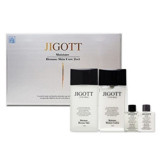 Набор для ухода за мужской кожей Jigott Moisture Homme Skin Care 2 Set