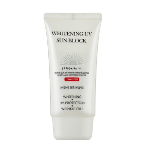 Сонцезахисний відбілюючий крем Jigott Whitening UV Sun Block Cream SPF50 PA+++ 70ml