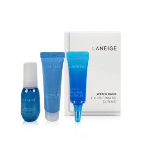 Увлажняющий набор: Эссенция, Крем-Гель Для Возраст И Крем Для Лица Laneige Water Bank Hydro 3 Kit 23ml